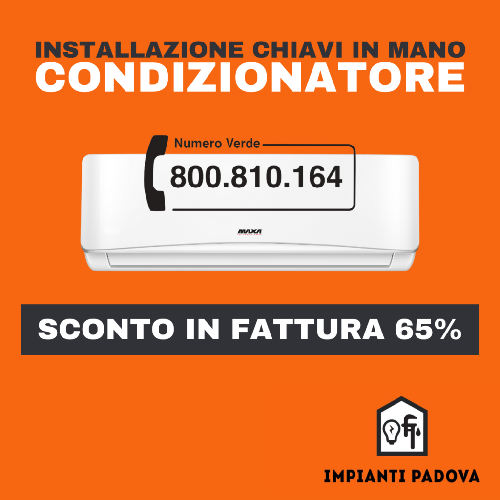 Sconto Fattura 65% Condizionatori